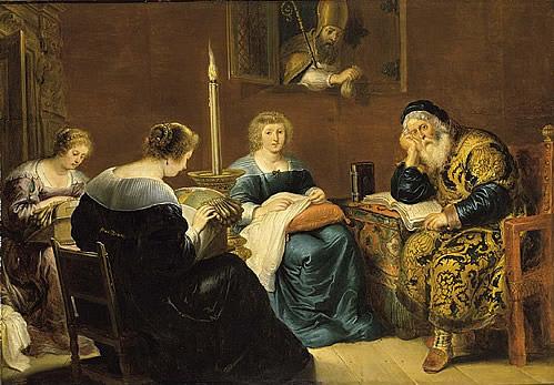 アムステルクリンク美術館の主な作品のひとつ、聖ニコラスの慈善。| ©Cornelis de Vos - wikipedia