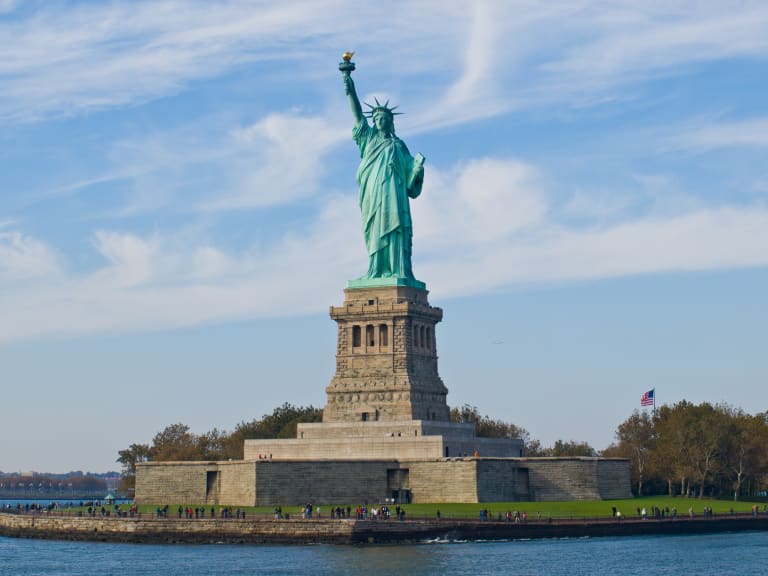 View of the Statue of Liberty from the cruise ship| ©William Warby
