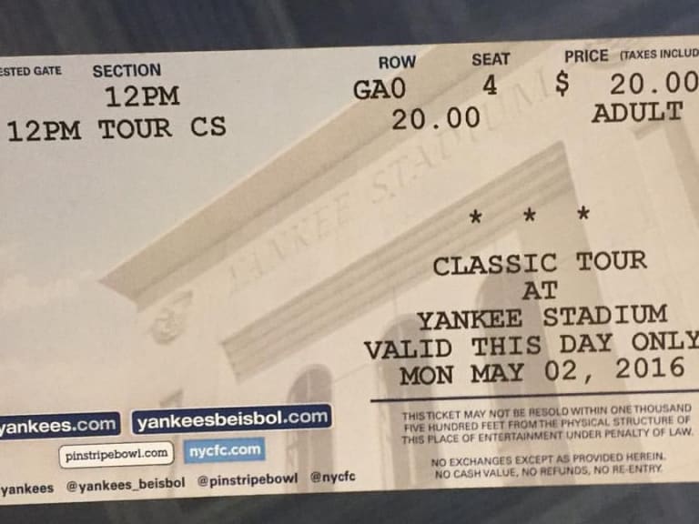 Which Yankee Stadium Tour Ticket is Best?