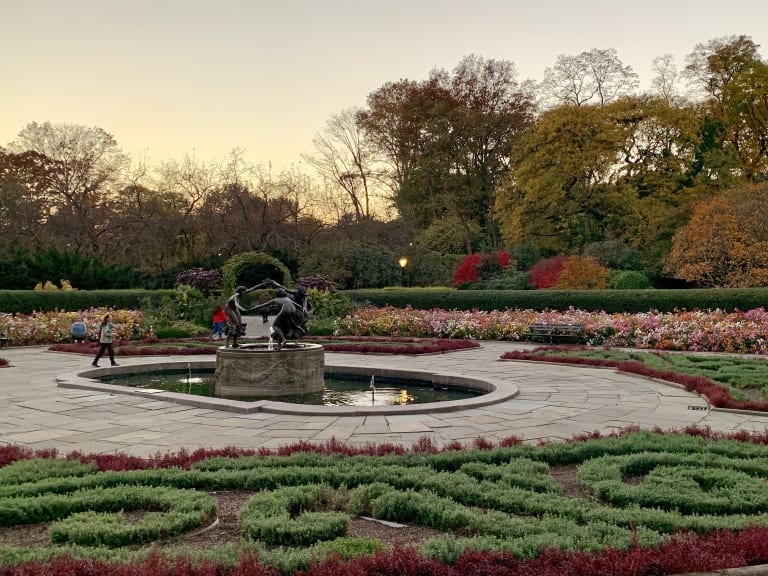 Autumn in the Conservatory Garden, Central Park.| ©Bill B