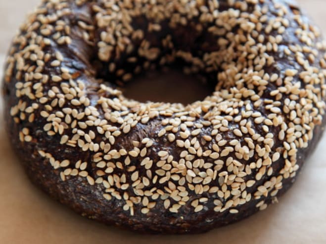 Black Russian from Bo's Bagel's,| ©Dave Cook