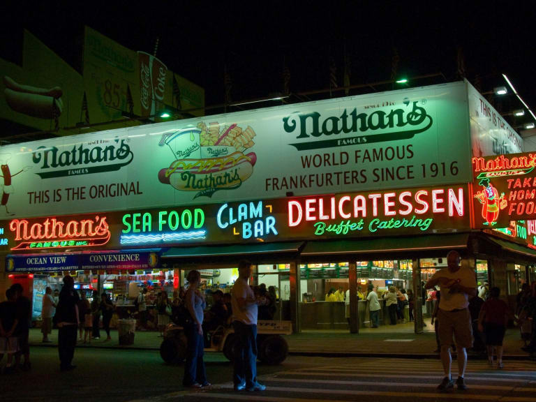 Nathan's Famous New Yorkissa| ©Tony Fischer