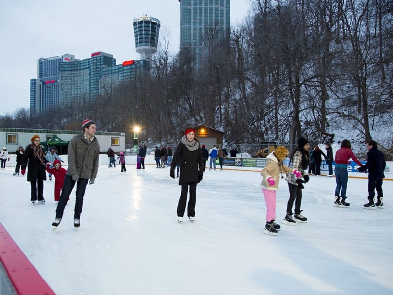 Ice Skating at Niagara Falls| ©Naturally in Niagara
