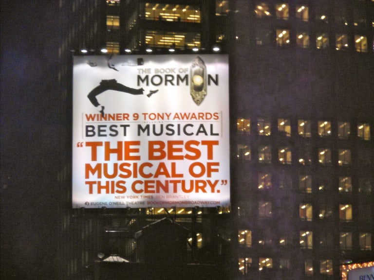 The Book of Mormon on Broadway Tickets, New York