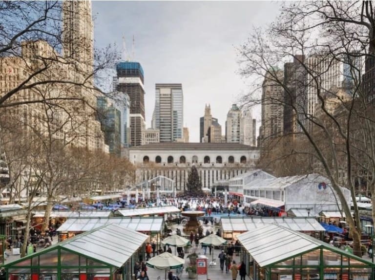 Winter Village in Bryant Park| ©Colin Miller