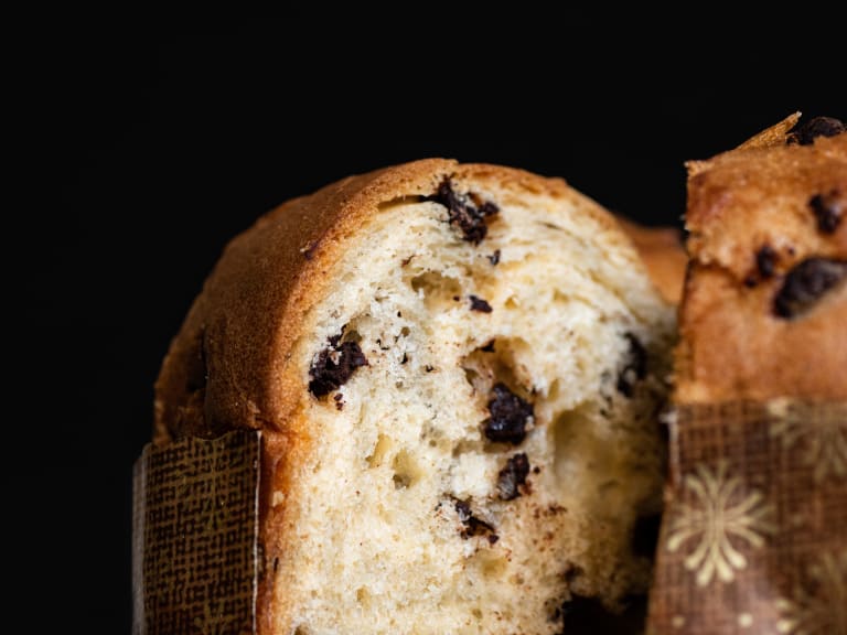 Um pedaço de panetone de Natal| ©blackieshoot