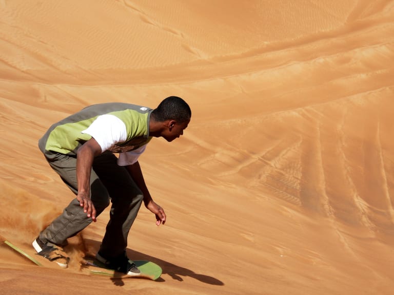 Sandboarding in the Dunes| ©Ray