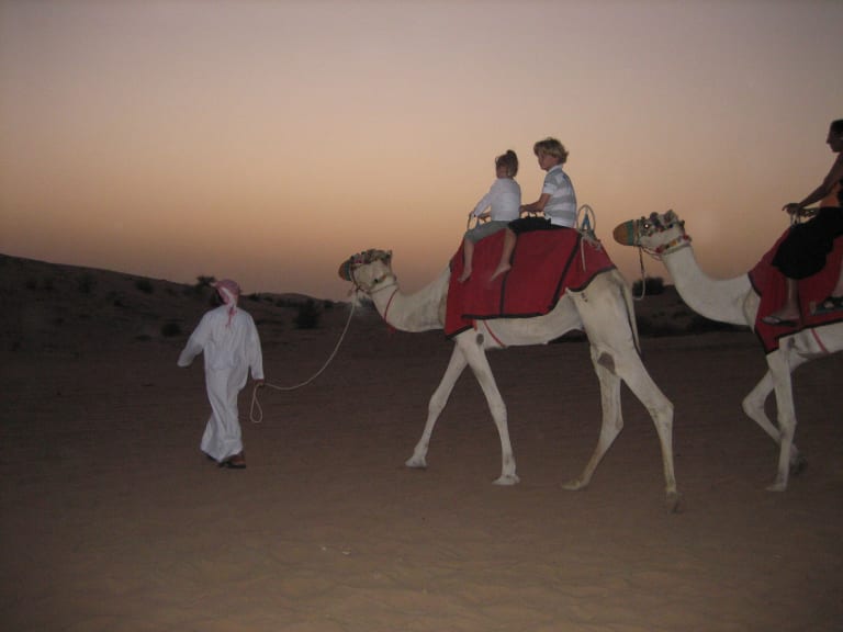 Children enjoying the ride in the desert| ©Viator.com