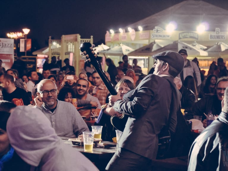 Enjoying the Dubai Jazz Festival| ©Kevin Sebastian