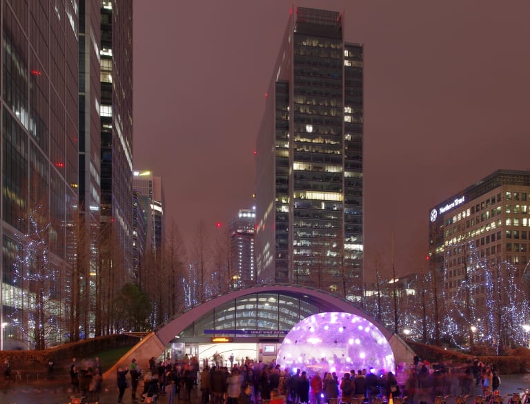 Lights in Canary Wharf| ©Matt Buck