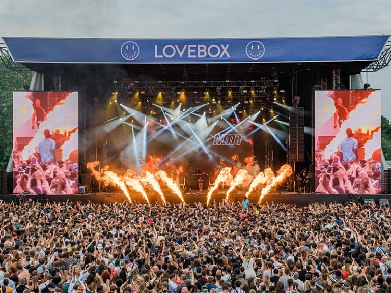 Au festival Love Box| ©Lovebox Festival