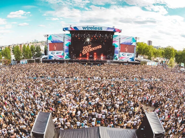 Le festival Wireless à Londres| ©James Bridle