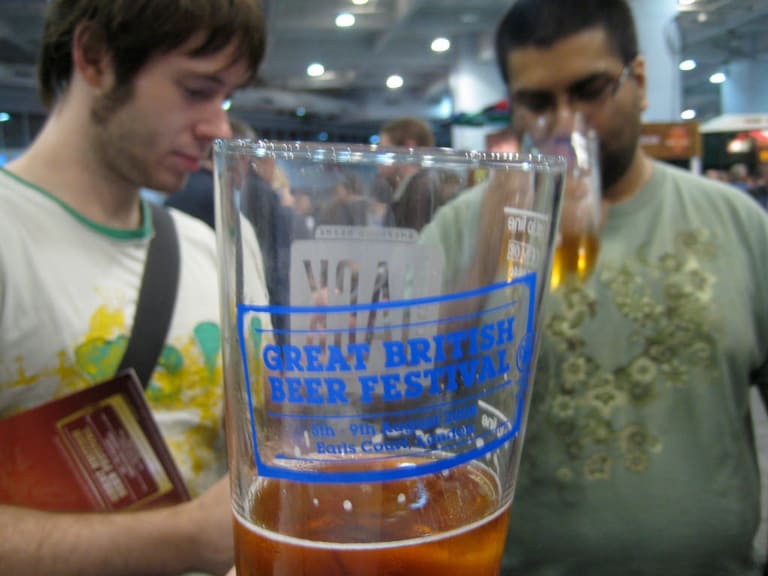 Tasting a beer at the Great British Beer Festival| ©Phil Whitehouse