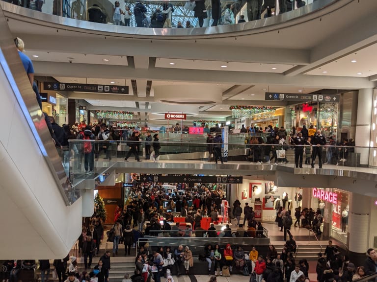 Boxing Day bargain hunting| ©Chickenwaddle77