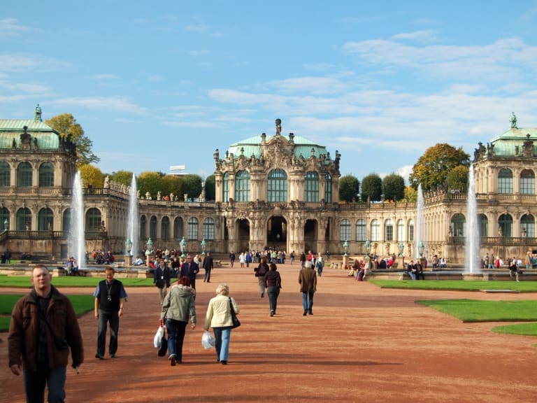 Zwingerin palatsi Dresdenissä| ©Ilovebutter