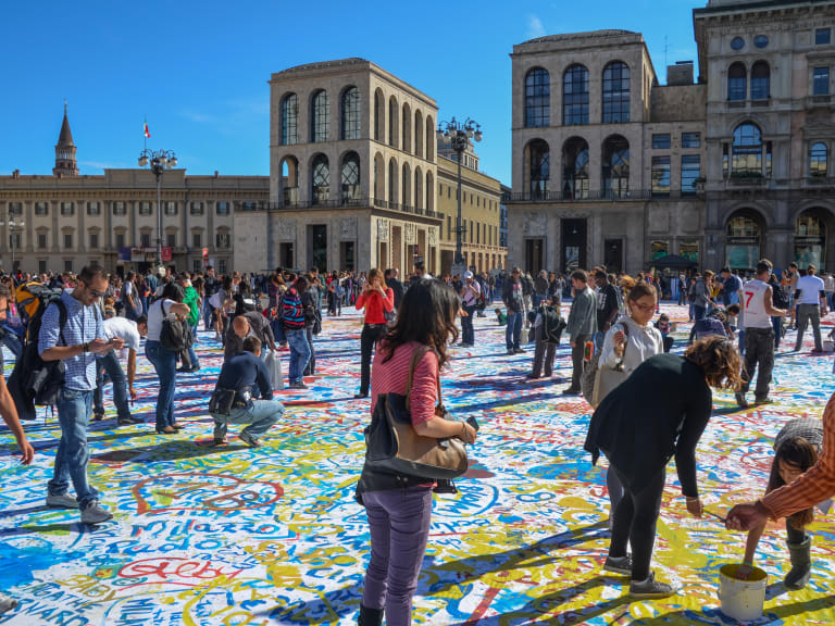 Activities in Piazza del Duomo| ©Ralf Steinberger
