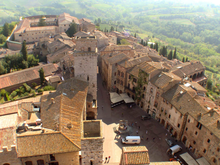 Aerial view of San Gimignano| ©Stefano Costantini