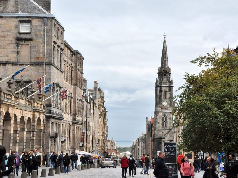 Gåtur på Royal Mile| ©Herbert Frank