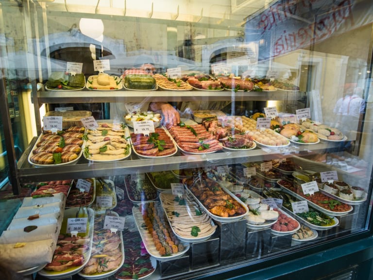 Schaufenster der Gastronomie in Rom| ©Lubomír Buchta