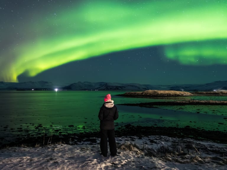 Aurora boreal na islândia aurora boreal na islândia luzes polares