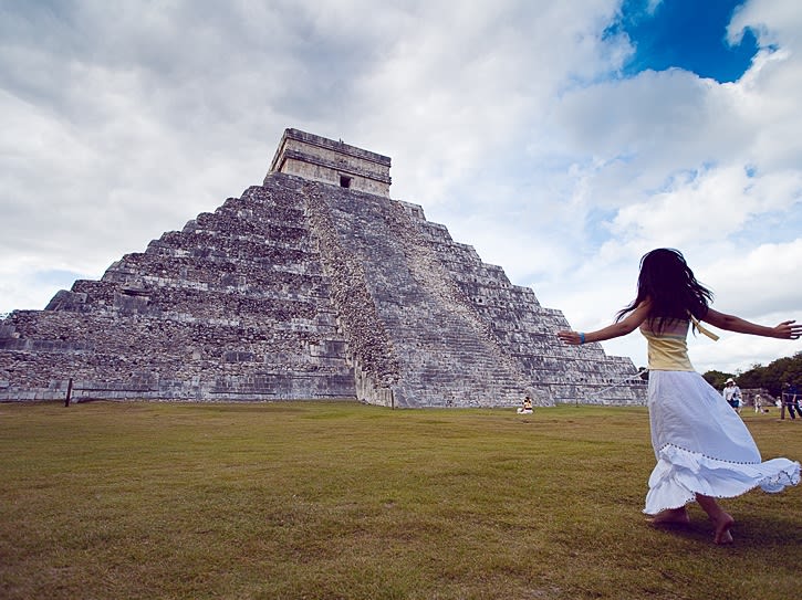 Children at Chichen Itza| ©Ran Chen