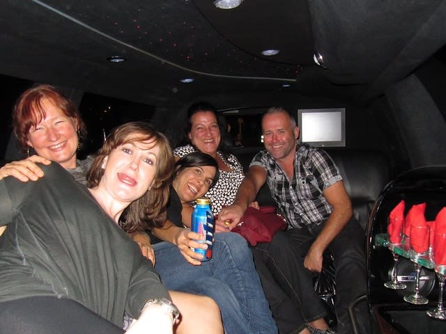 group of people inside a limousine| ©iwona_kellie