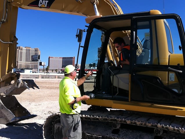 Person driving a bulldozer| ©Phil King
