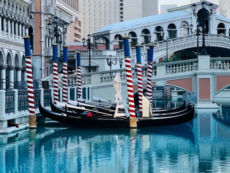 Gondolas on the water| © Kathy Marsh