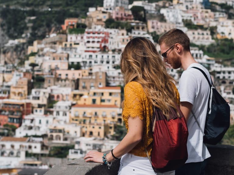 Tourists being guided in Positano| ©Mourad Saadi