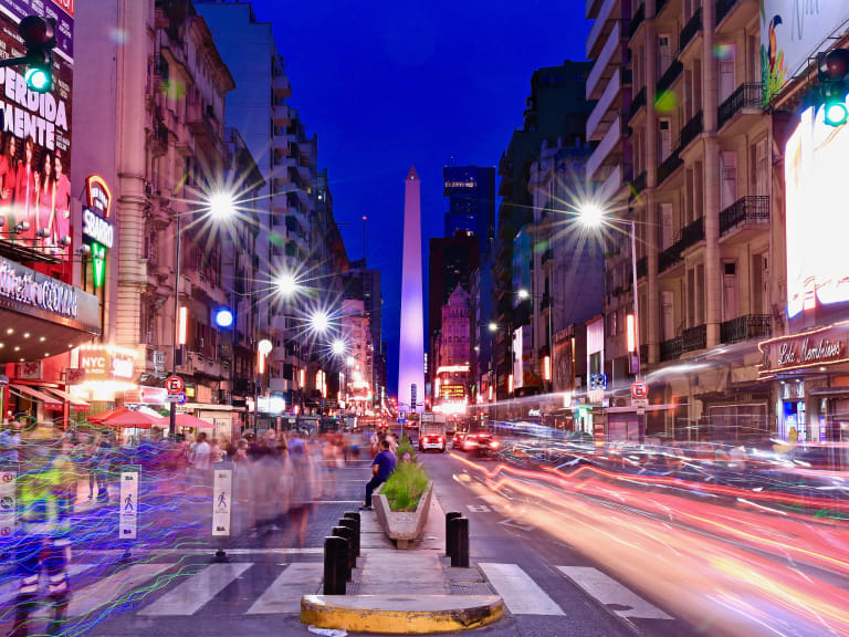 Calle de noche  Calles de noche, Buenos aires turismo, Fotografía