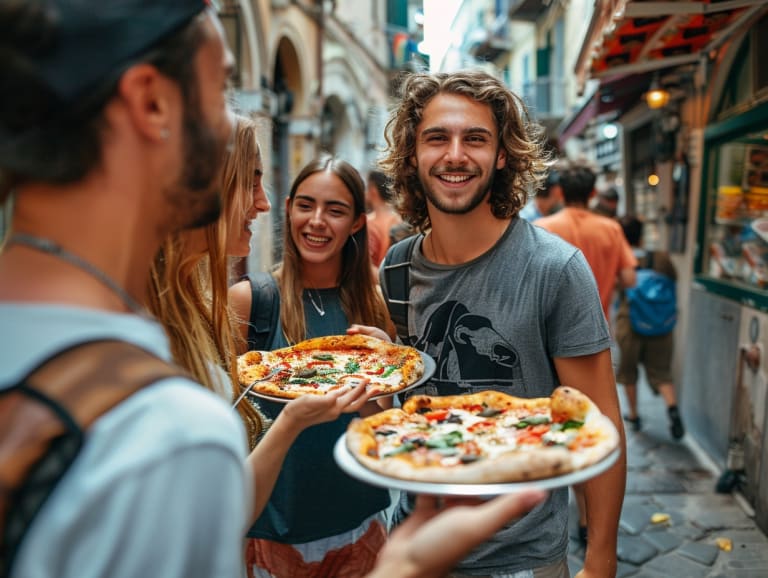 Tasting pizzas| ©Joaquín Montaño - Midjourney