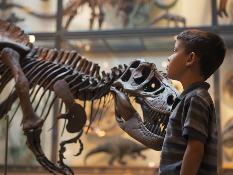 Child at the Smithsonian| ©Joaquín Montaño - Midjourney