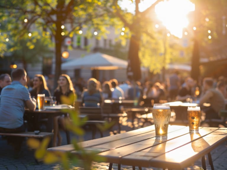 Beer on a rooftop| © Hellotickets