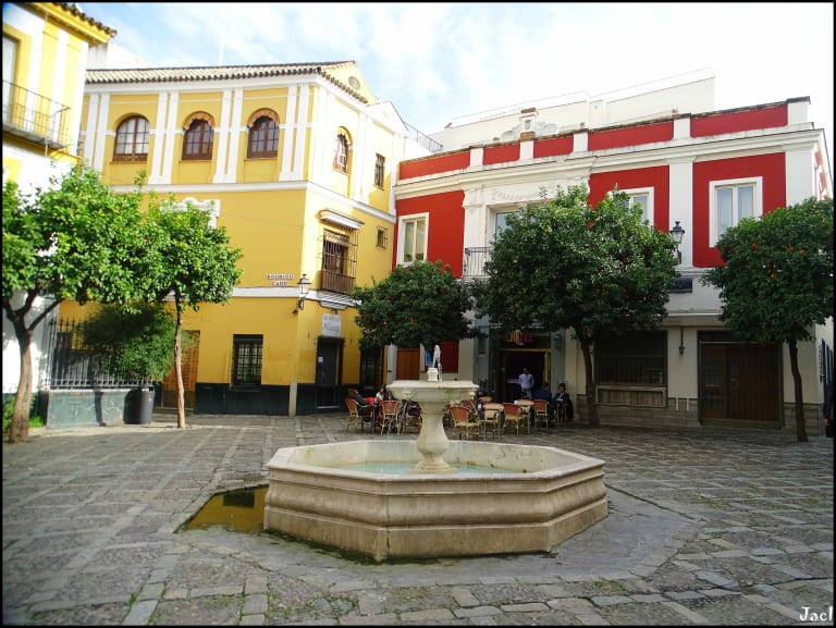 Plaza en el Barrio de Santa Cruz | ©Jose A.