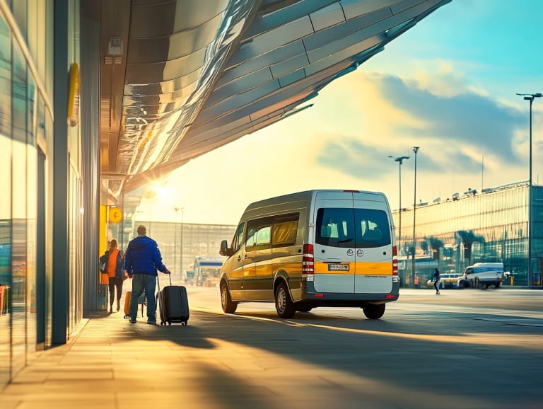 Arriving at an airport| © Midjourney - Joaquín Montaño