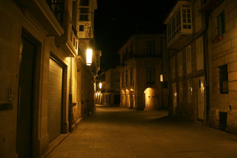 Die Straßen von Pontevedra| ©Elentir