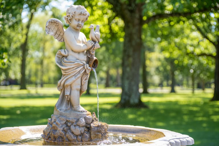 Statyn i trädgården| ©Hellotickets