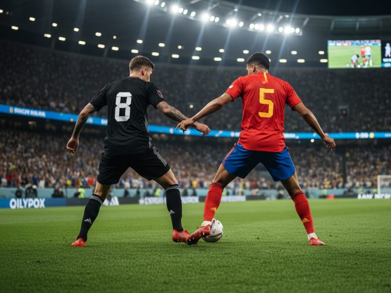 Uluslararası milli takım maçı| ©Joaquin - Midjourney