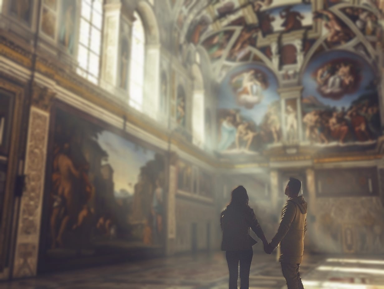 Vatican Museums: Fast Track Ticket + Sightseeing Bus Tour