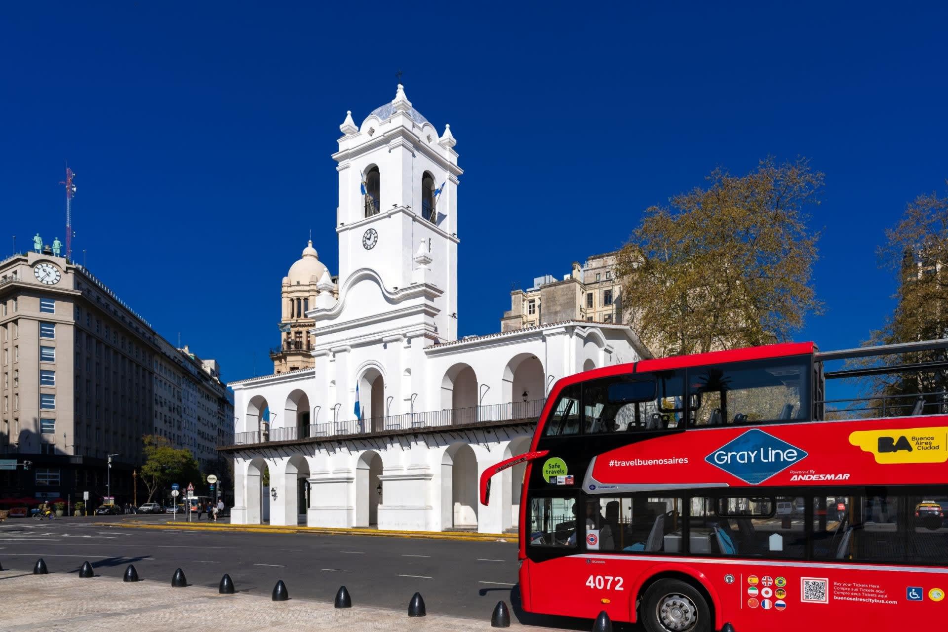 Buenos Aires Hop-On Hop-Off Sightseeing Bus Tour