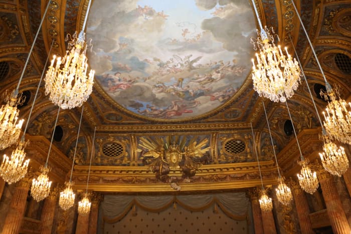 Frescos del Interior del Palacio de Versalles
