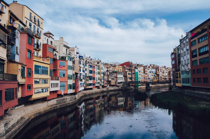 Casas de L'Onyar em Girona