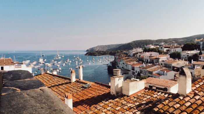 Vista aérea da Costa Brava