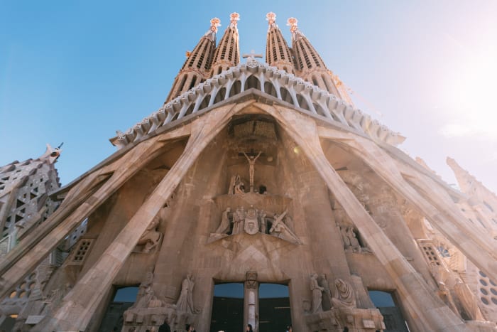 Vista da Sagrada Família