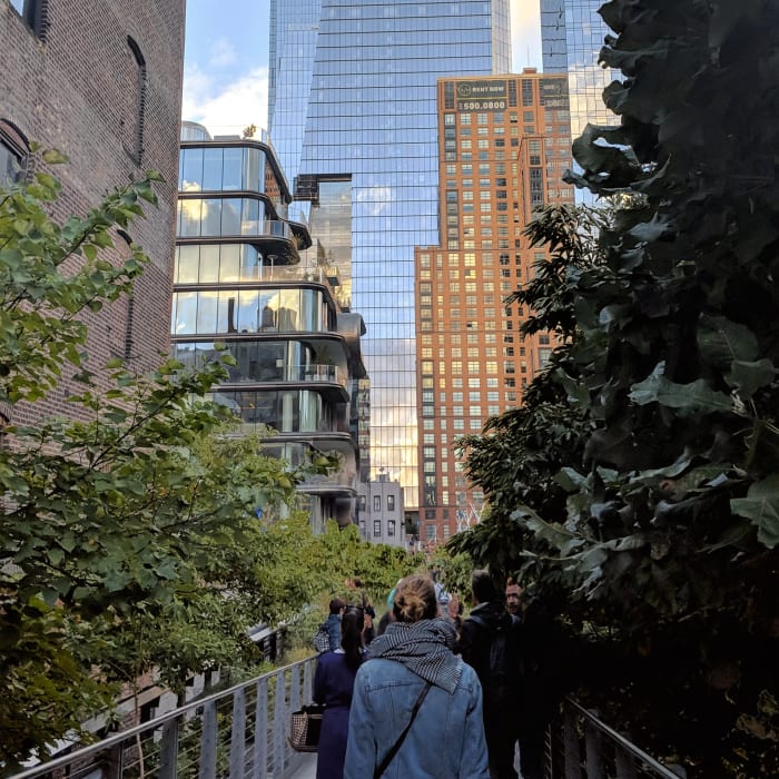 Paseando por High Line entre rascacielos