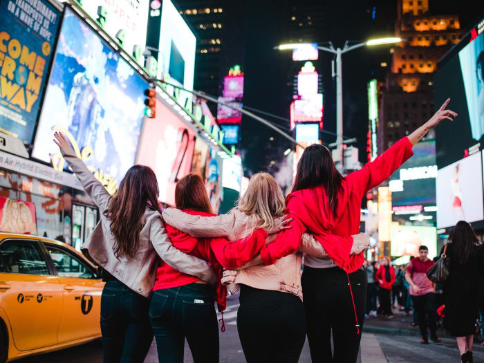 Alucinando con el ambiente de Times Square | ©Malvina Battiston