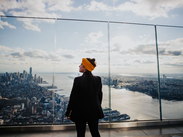 Vistas desde el mirador acristalado de The Edge | ©Malvina Battiston