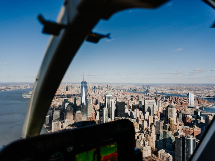 Vistas de la ciudad desde el helicóptero | ©Malvina Battiston