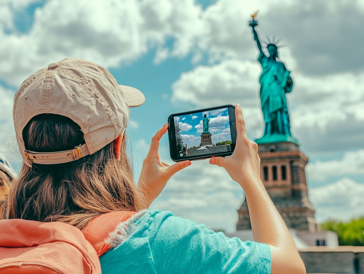 Statue of Liberty and Ellis Island Bilingual Guided Tour - Basic (Only Ticket+ Audio) Bilingual Tour - USD