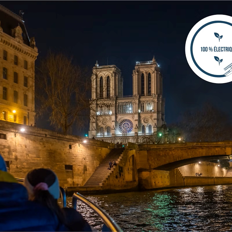 Seine Evening Cruise with Music Onboard